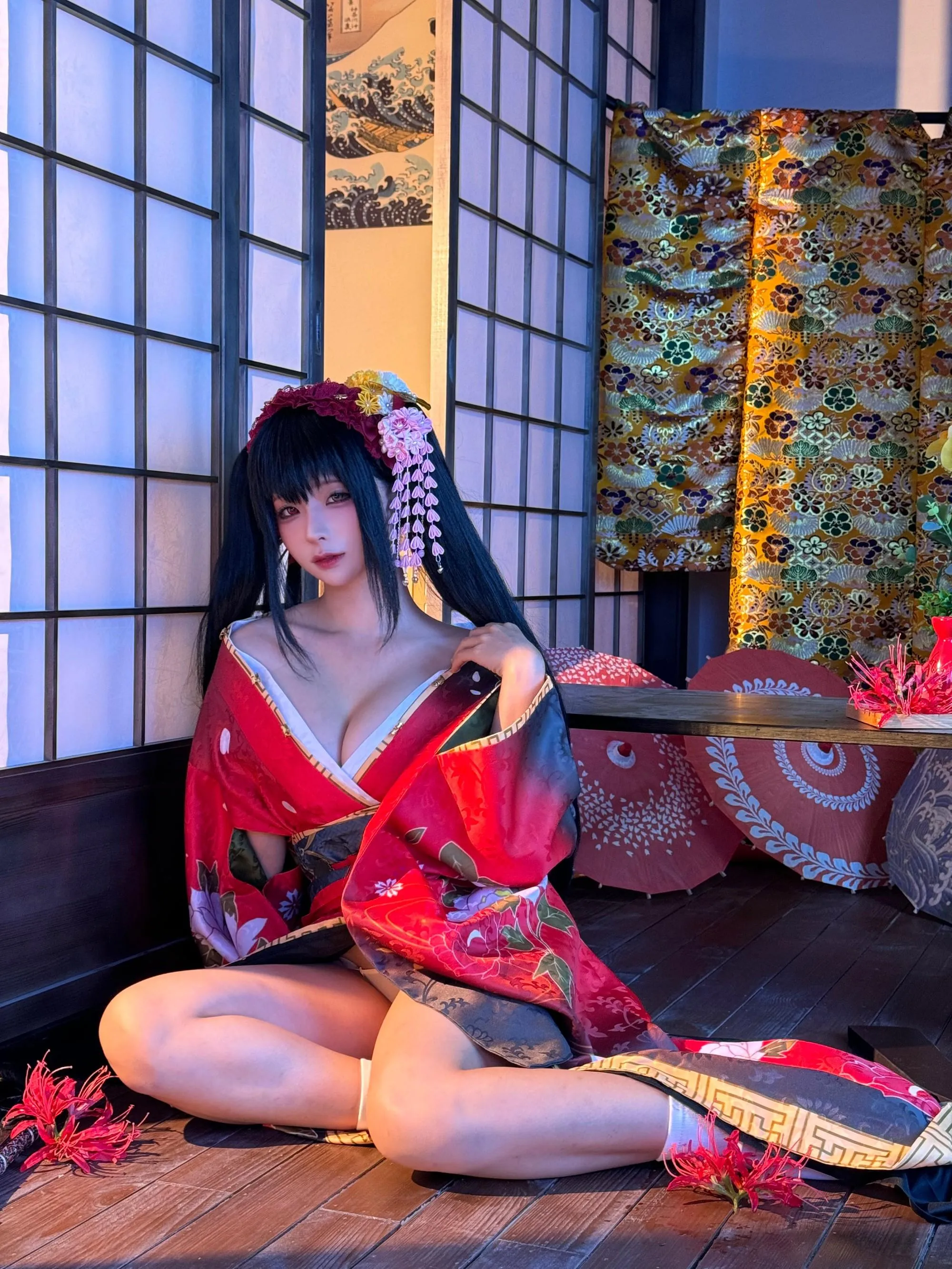 蠢沫沫 – NO.304 狂三和服cos-狂三 花絮 [114P]插图9